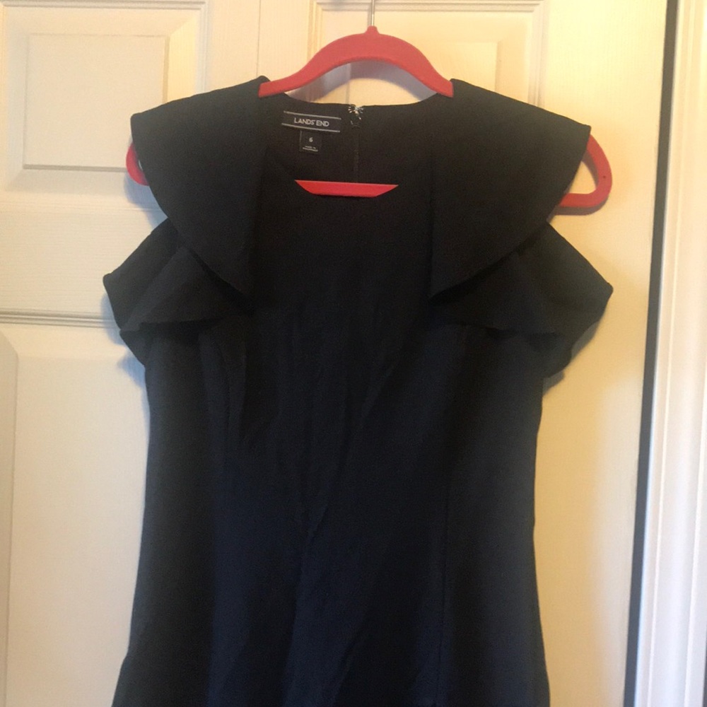 Lands’ end black dress